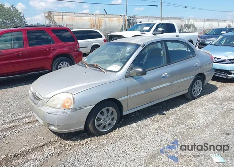 2005 Kia Rio из США, поврежденный, VIN KNADC125856374106